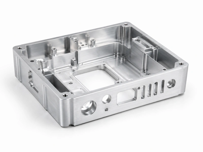 Aluminum CNC machined housing precision part
