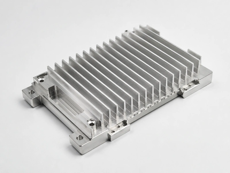 CNC machined heat sink aluminum precision cooling component