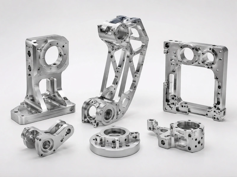 CNC machined robotics structural frame component
