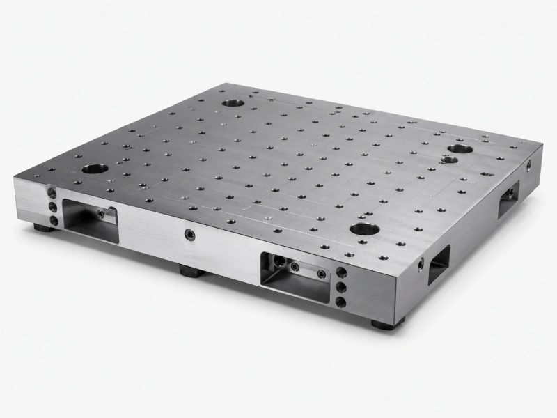 CNC machined fixture plate industrial precision tooling