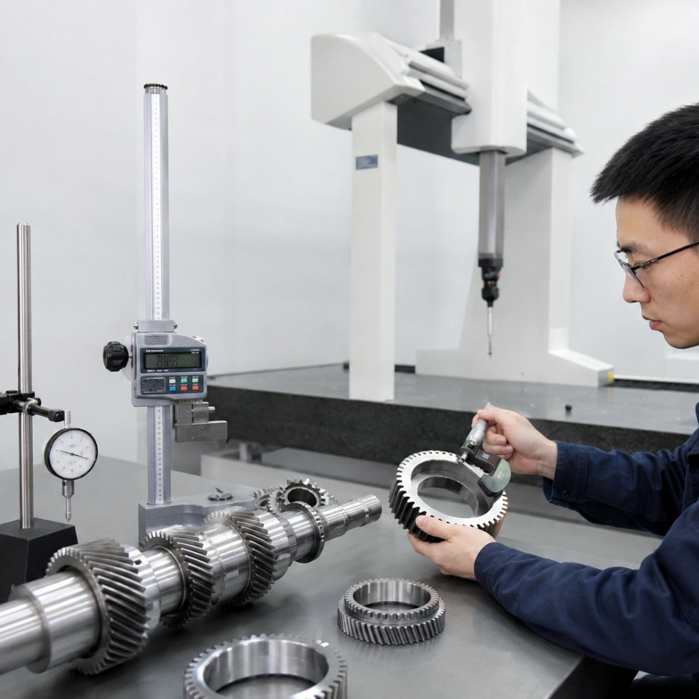 Precision gear inspection and assembly measurement