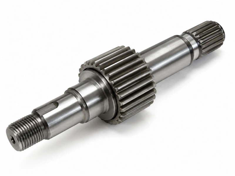 Precision gear shaft machining