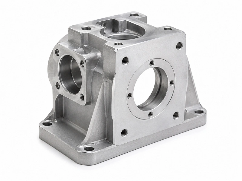 CNC machined gear housing