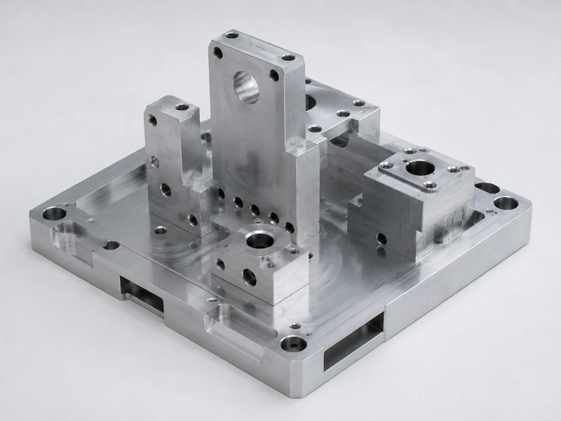 CNC milled fixtures and positioning blocks for automation equipment