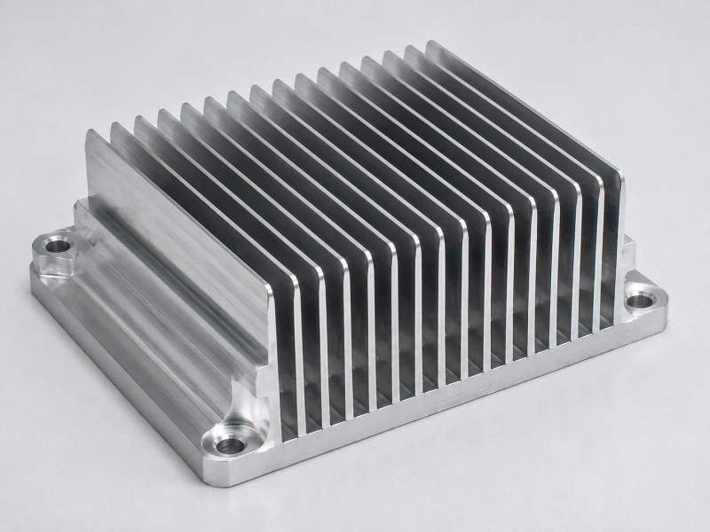 CNC milled aluminum heat sinks and cooling plates