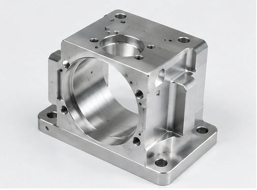 CNC machined servo motor mount for automation equipment