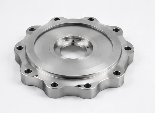 CNC machined gearbox cover for robotic drive system