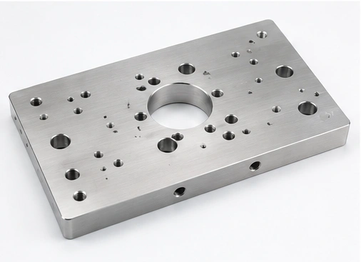 CNC machined linear motion plate for automation systems