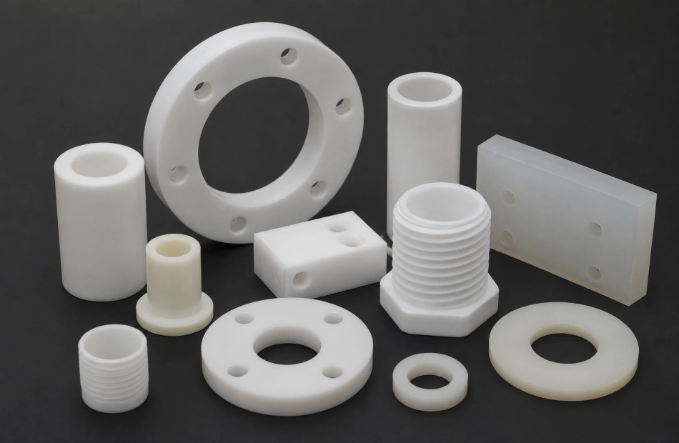 PP polypropylene CNC machined plastic parts