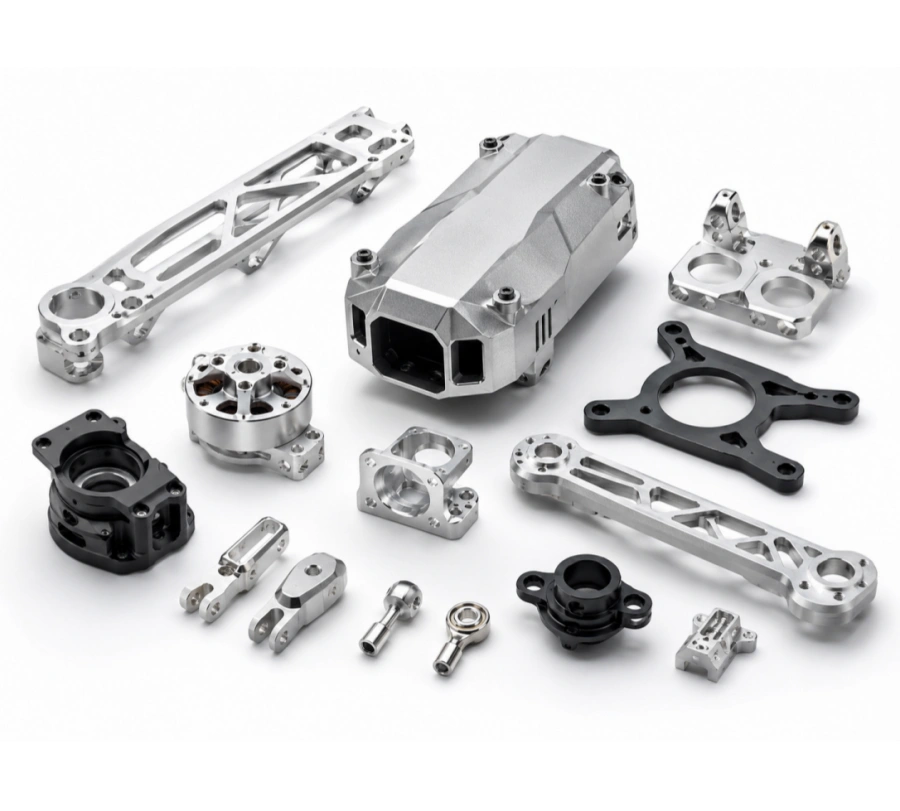 CNC machined UAV parts for drone components