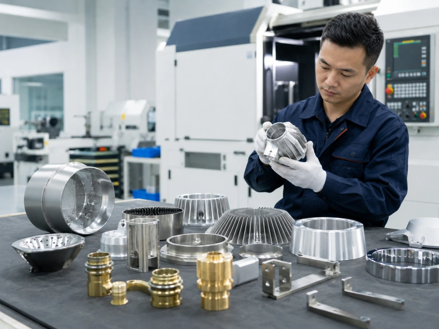 CNCTAL CNC machined custom lighting fixture parts manufacturer for aluminum brass and stainless steel components