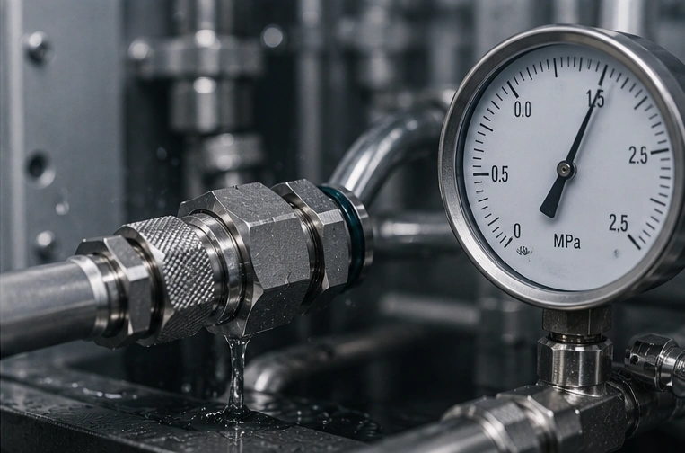 Inspection of liquid cooling connector