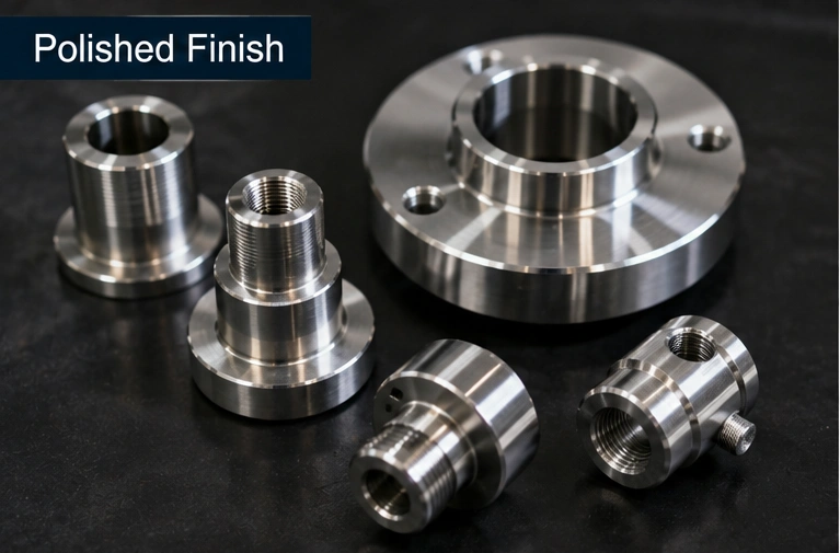 surface finishing options for stainless steel CNC parts