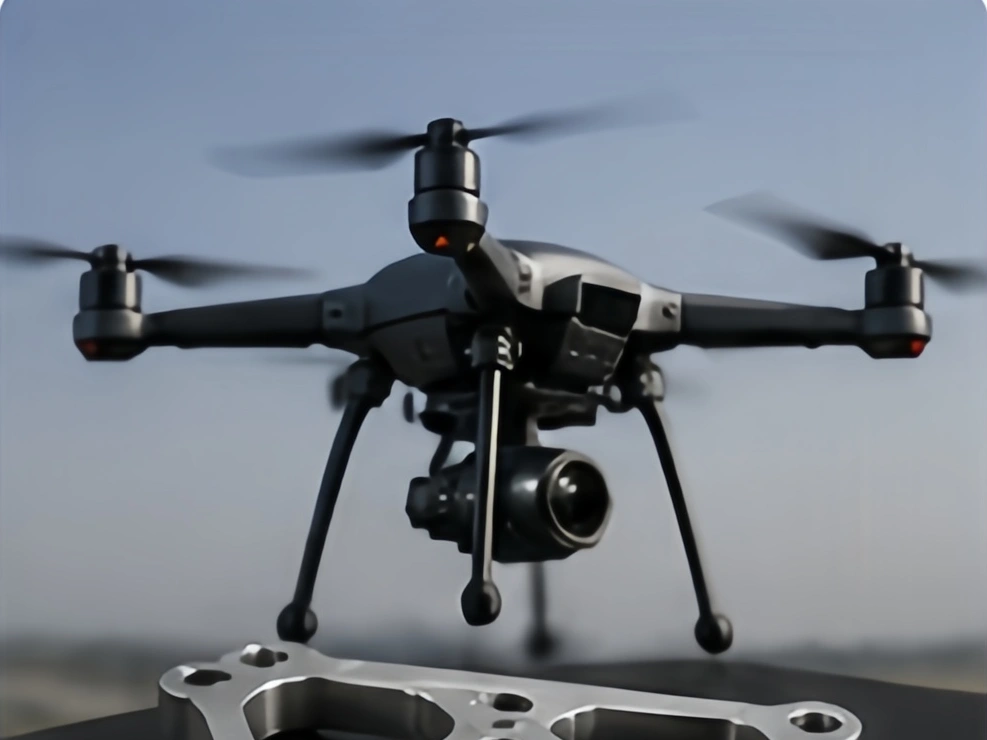 CNC machined UAV components
