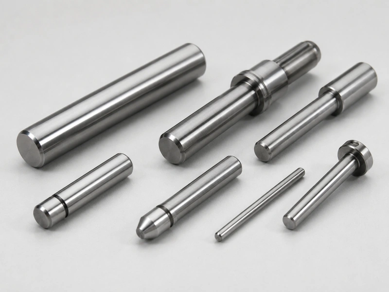 Custom CNC turned pins and dowel pins for precision mechanical assemblies