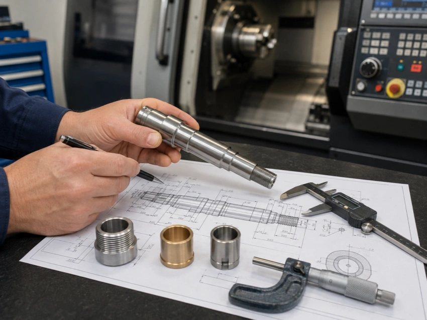 Custom CNC machined metal and plastic parts made by CNCTAL