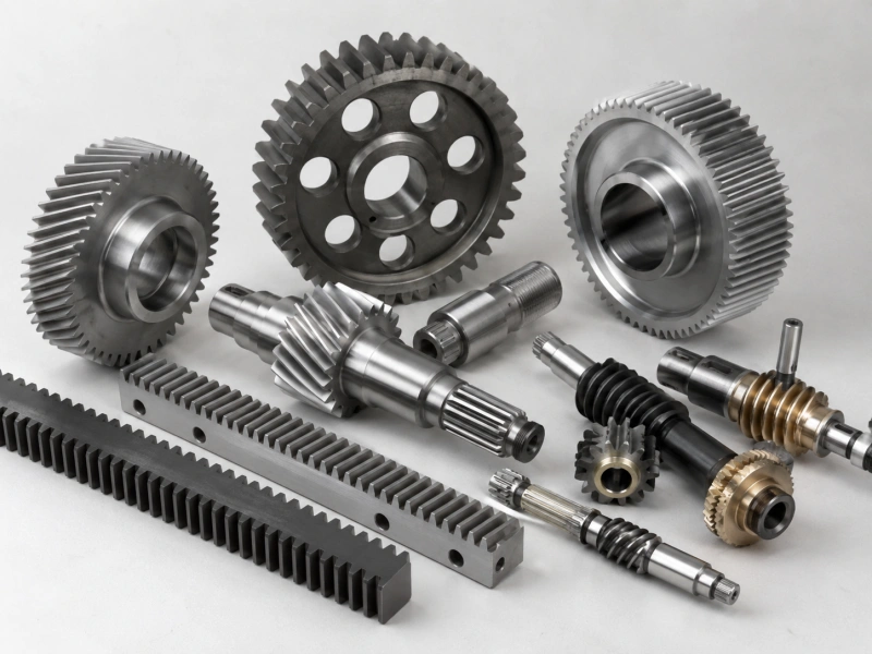Custom CNC gears for automotive prototypes and testing parts