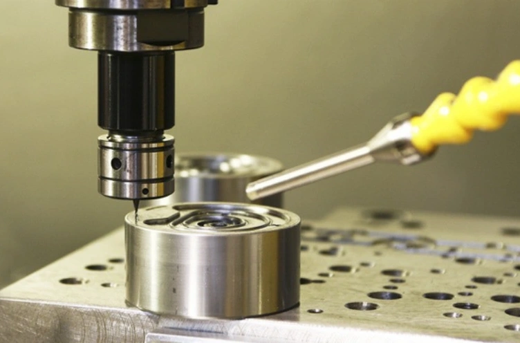 CNC machining medical parts in a precision workshop