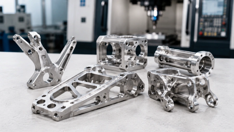 Custom precision CNC machined titanium parts