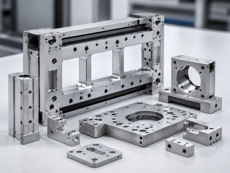 CNC machined machine frame structural parts