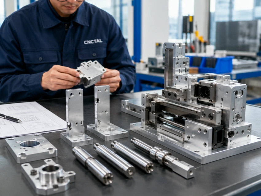CNC machined parts for automation equipment development