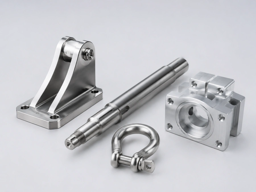CNC machined marine stainless steel parts for ship and offshore equipment