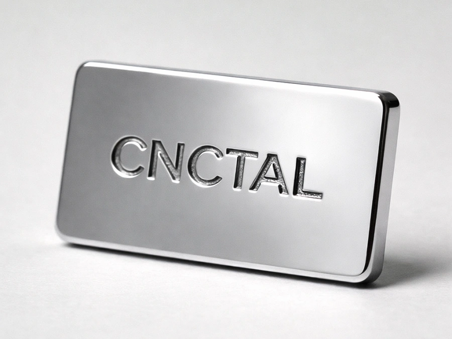 Electroplated CNC machined metal parts