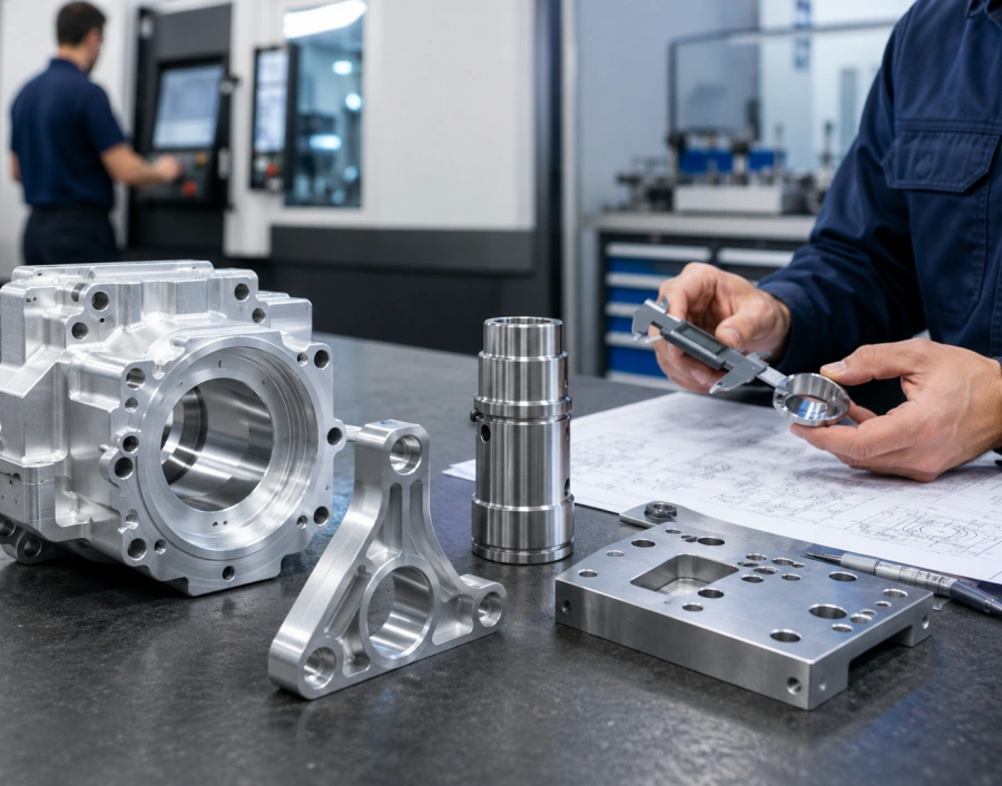 CNC machined aluminum and stainless steel parts for USA companies