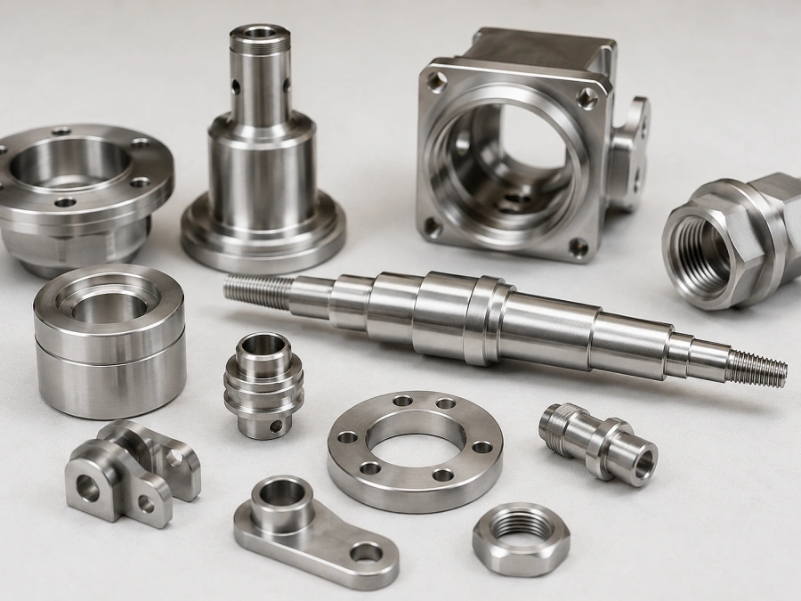 Passivated stainless steel CNC machined parts