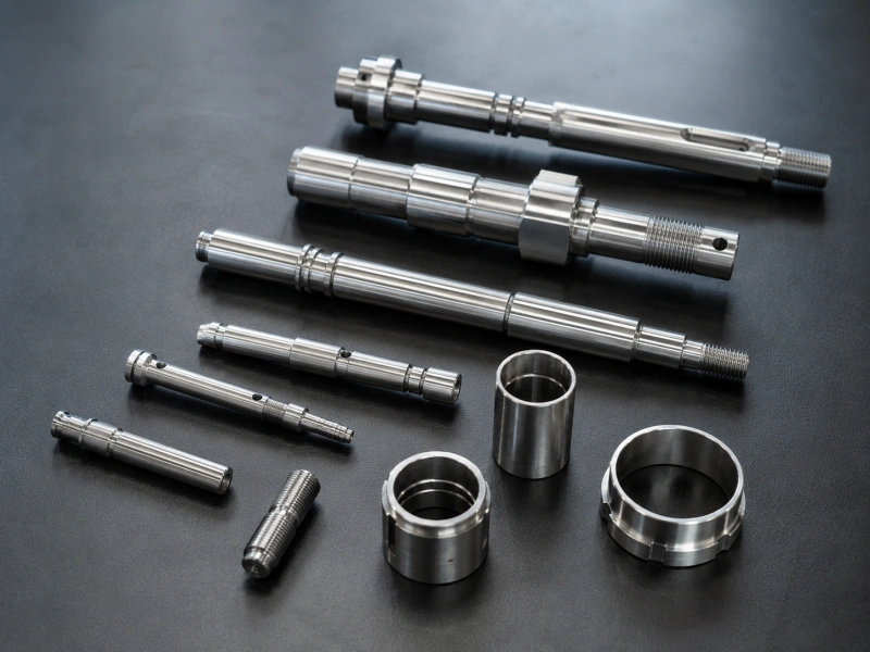 Small batch CNC turned precision shafts for industrial equipment