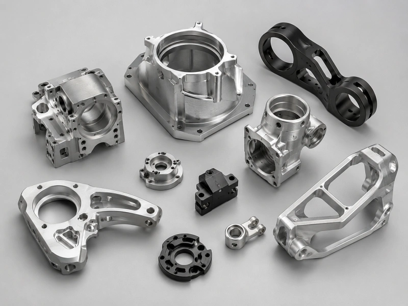 Low-volume CNC machined robotics components and robot parts
