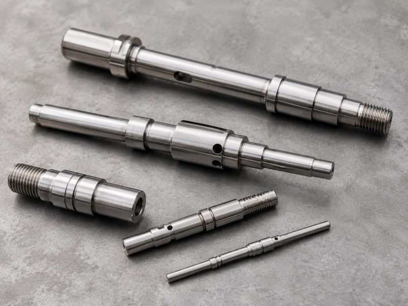 CNC turned titanium shafts and pins