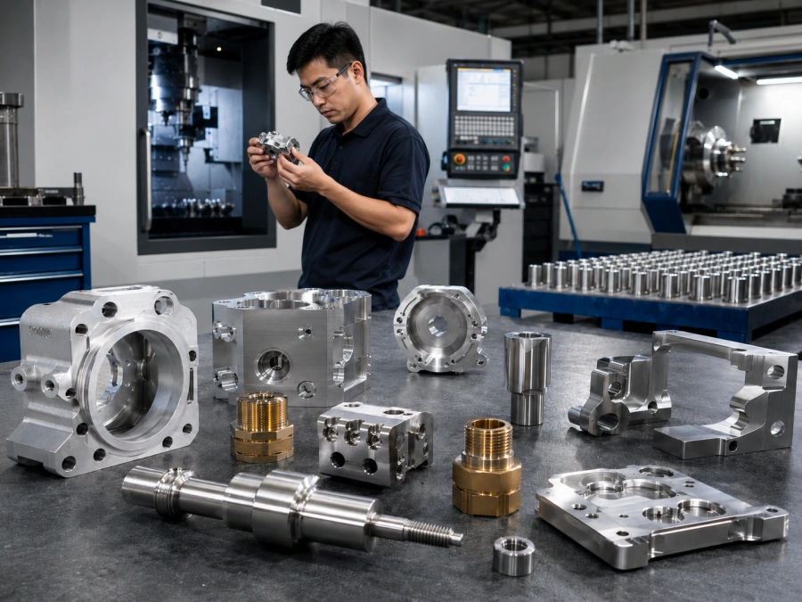 Low-volume CNC machining and small batch custom metal parts production
