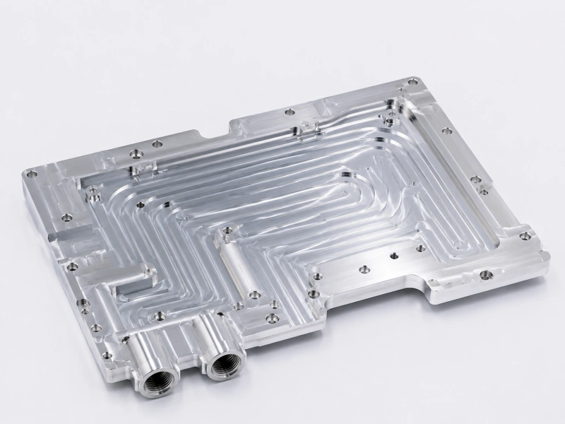 CNC machined liquid cooling cold plate