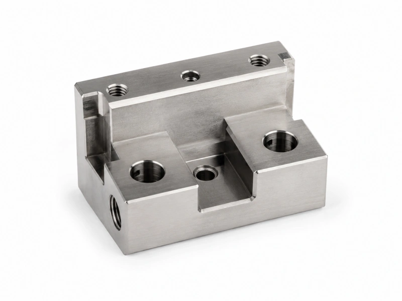 CNC positioning block for automation fixture