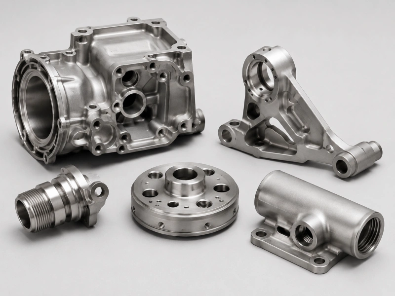 Complex titanium CNC machined parts