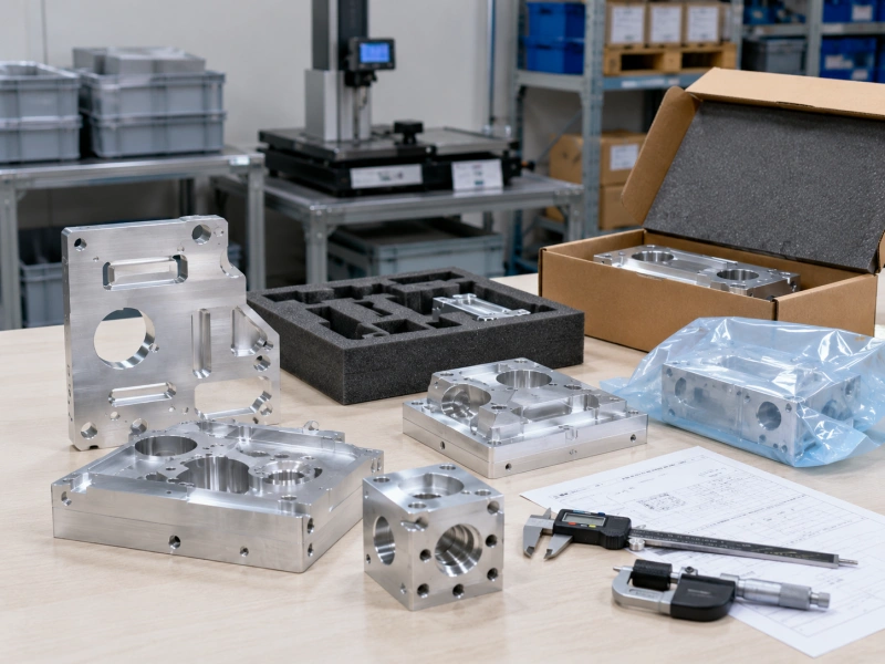 Inspection and export packing for CNC parts shipped from China to USA