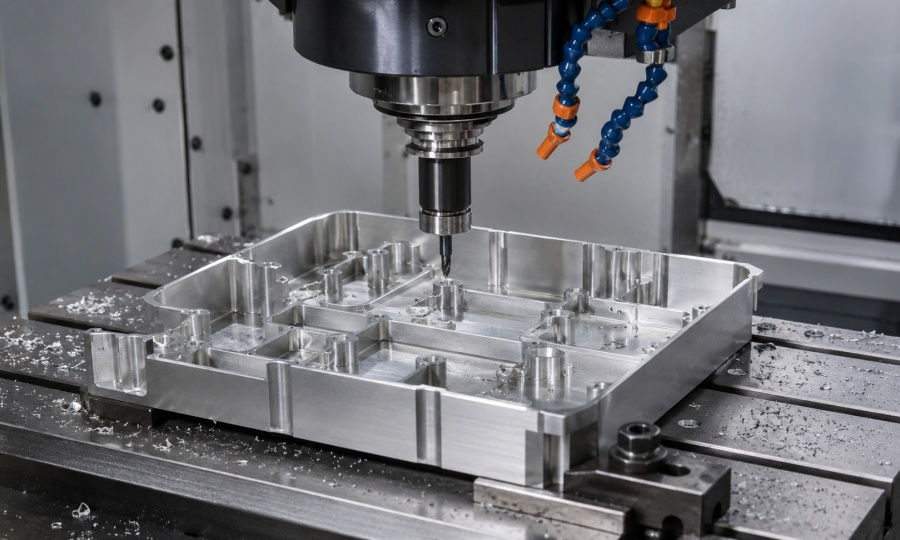 CNC machining thin wall aluminum part