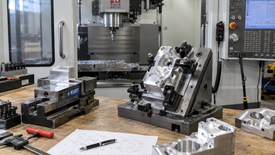 CNC machining setup comparison with fewer setups versus multiple setups
