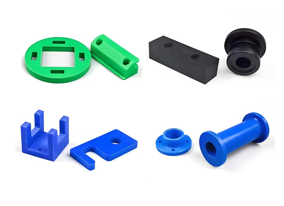 CNC machined polyethylene PE plastic parts