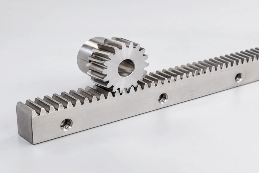 Custom CNC gear racks for linear motion systems