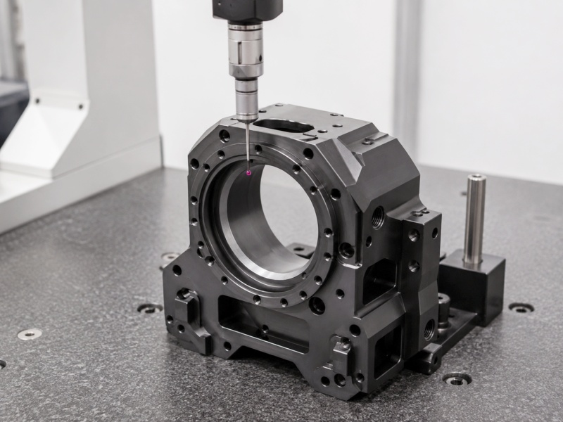 Precision inspection of 7075 aluminum robot reducer housing